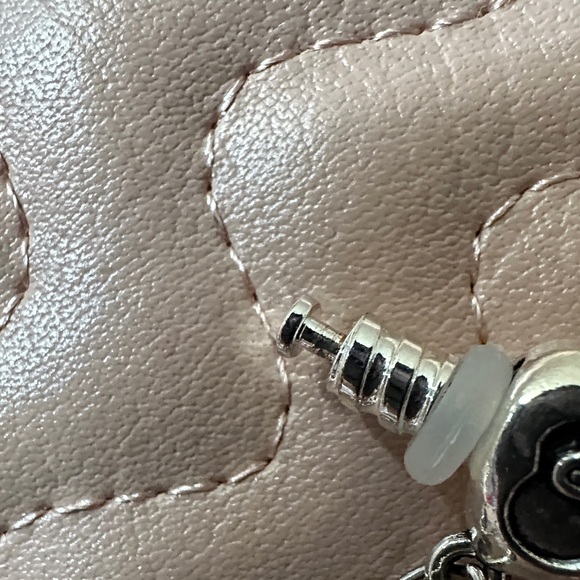 Bracelet Silver Stainless Steel Charm Bracelet - Picture 8 of 9